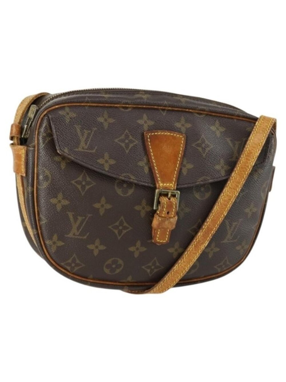 Authentic LOUIS VUITTON Monogram Jeune Fille MM Shoulder Bag M51226 LV